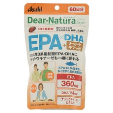 Asahi 朝日 Dear Natura Style EPA&DHA&納豆激酶軟膠囊 360mg 154mg, 240顆, 1包