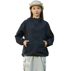 남녀공용 초경량 자외선차단 바람막이 후드집업 아웃도어 등산 재킷