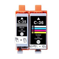 pgi35 잉크 카트리지 tr150 ip100 tr160 완제품 복합기, 4. PGI-35B 블랙 5개 세트