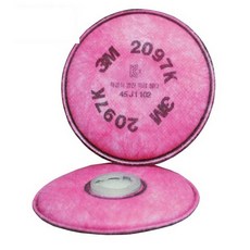 3M 2097K 방진필터 [특급/양구형면체용/2개1조], 1개, 1개