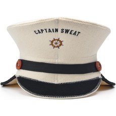 할사 사우나 모자 - 남녀용 캡틴 스웨트 울 수제 통기성 원 사이즈 모두 적합 스파 스팀 룸 반야