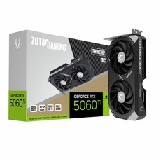 ZOTAC GAMING 지포스 RTX 5060 Ti Twin Edge OC D7 8GB (엔비디아 컴퓨터 그래픽카드)