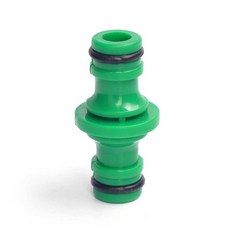 양방향 호스 연결구 일자형 커넥터 연결부속, 1개, 그린