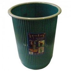 무지스 1+1 줄무늬휴지통 (대) 원통휴지통 청소용품, 기본