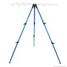 VA 초경량 원투낚시대 삼각 거치대 받침대 블루
