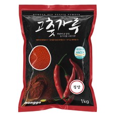 태양초 국산 청양 고추가루 아주매운맛 고운용, 1개, 1kg