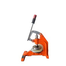 시편 절단기 프레스 원형 커팅기 종이 수동 시험 채취 원단 샘플링 장비 측정용 재단기, 블랙(100cm헤드+유리섬유판3개)