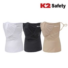 K2 세이프티 쿨핏 자외선차단 마스크, 화이트+화이트, 1개 화이트+화이트, 1개