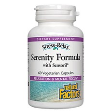 natural Factors Serenity Formula身體護理素食膠囊, 60顆, 1罐