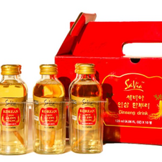 세비아 고려인삼 한뿌리 인삼음료 선물세트 : 씨즈씨앤티/세비아음료/인삼농축음료/인삼농축, 1개, 120ml