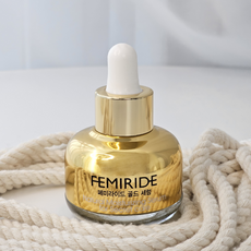 페미라이드 골드세럼 여성 에센스 25ml + 에센스샘플 y존케어 보습제, 1개