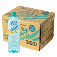 台塩海洋 鹼性離子水 850ml x 20入, 20個