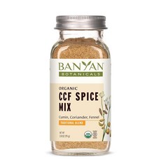 Banyan Botanicals CCF 향신료 믹스 (쿠민 고수 회향) - 요리 및 베이킹을 위한 유기농 인도 향신료의 파우더 블렌드 차에서 영감을 받은 풍미 있는 79.4, 2.8 Ounce (Pack of 1), 2.8 Ounce (Pack of 1)