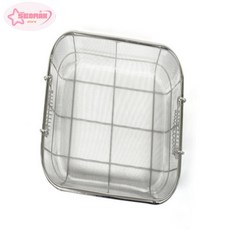 서락 업소용 사각 1단 후레임망 소쿠리 40CM 스텐채망, 사각 후레임망 소쿠리 1단 40cm(DH), 1개