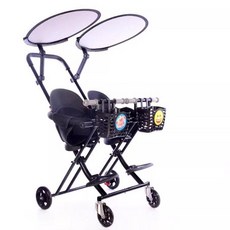 데이희 쌍둥이띠 띠 트윈 신생아 힙시트 듀얼, 통기성 쿠션+그레이 캐노피