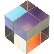 프리즘 및 만화경 광학 렌즈 쐐기 20x20x20mm 프로젝터 과학 교실 키트 (지름: 20x20 두께: 20mm)