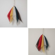 꽹과리채 너슬 농악 길놀이 악기채 쇠채 북채 오방색 연습용, 단품