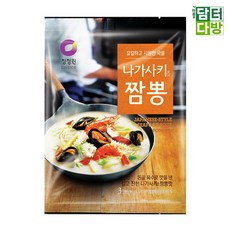 청정원 나가사키짬뽕 분말 5개 96g(3인분) X