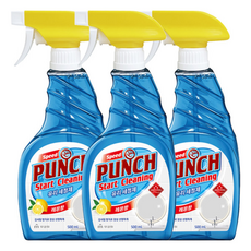 무궁화 스피드펀치 유리세정제 레몬향, 3개, 500ml