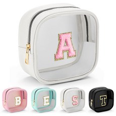 욜라이프 여행용 세면도구 가방 선물용 핑크 정리함 클리어 스킨케어 메이크업, MiniWhite, Y