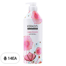 케라시스 러블리 앤 로맨틱 퍼퓸 린스, 600ml, 14개