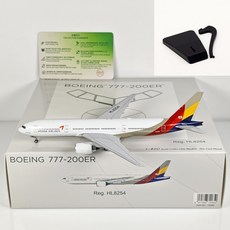 NG Models 아시아나항공 비행기 모형 다이캐스트 B777-200ER 1:400, HL8254
