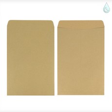 꿈꾸는비 양면 각대봉투 10매 크라프트지봉투, A4