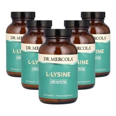 닥터머콜라 L-라이신 1 500 mg 90캡슐, 5팩, 90정