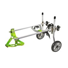 寵物輪椅 寵物殘疾車 狗狗輪椅 寵物輔助車 癱瘓代步車 殘疾狗狗輪椅 後肢助力大小狗通用康復輔助鍛鍊後腿支架, 1個, XXXS(3斤內幼犬）