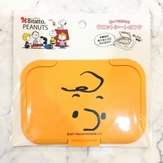 Bitatto 濕紙巾蓋 Snoopy史努比系列, 1個, 黃色糊塗塔克