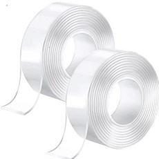 코코팜 초강력 아크릴 폼 나노 실리콘 양면 테이프 두께2mm 너비3cm 길이3m, 2개