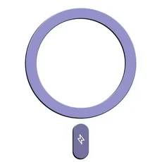 호환 아이폰 호환16 15 14 휴대폰 핸드폰 라이트닝 맥세이프 호환 무선 차량용 충전기 스티커용 마그네틱, 03 1 Purple