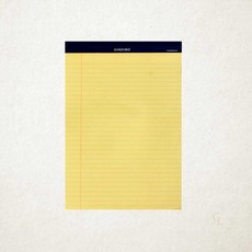 옥스포드 A4 리갈패드 노랑 줄노트 연습장 리포트패드 A01 1개입