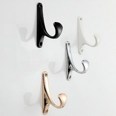 모던 커튼 후사고리 커튼후크 장식 (3컬러), 4개, 블랙