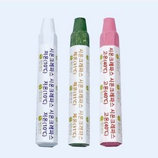 시온크레파스(열 변색 크레용) 3종세트 (저온 체온 고온), 1세트, 3색