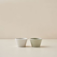 오브 소스볼 종지, 1개, 솔트베이지