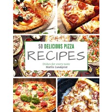 50 delicious pizza recipes: Dishes for every taste Hardcover, Buchhornchen-Verlag, English, 9783985002474