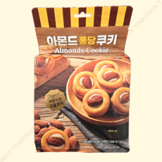 아몬드 퐁당 쿠키 138g 아몬드맛 구움과자 간식, 1개