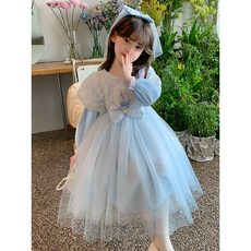 女童愛莎公主裙秋季2025新款生日裙子兒童冰雪奇緣女孩艾莎連衣裙