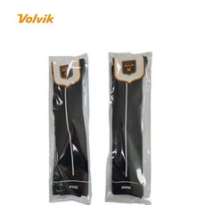 1+1세트 볼빅 골프 니삭스 블랙 화이트 여자 여성 슬림핏 라운딩 양말 친구 선물 판촉물, 1세트, 블랙+블랙