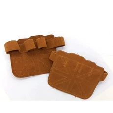 쿠쿠스토어 가죽 역도 훈련 장갑 미끄럼 방지 반손가락 피트니스 스포츠 체조 그립 풀업 남녀 공, 02 brown