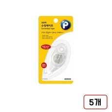 프린텍 수정테이프(CT0506WMN3060500) 5개, 1세트