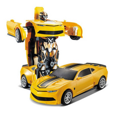 옵티머스 범블비 변신로봇 무선 조종 트랜스포머 RC카, 옐로우, 1개