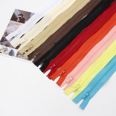 3호 비슬론 점퍼지퍼 60cm 오픈형 플라스틱지퍼, 1개, 화이트