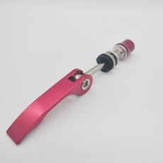 批髮自行車快拆桿座管夾山地車快拆桿螺絲彩色鋁閤金坐管夾配件自行車配件 腳踏車配件 騎行裝備 腳踏車用品 腳踏車裝備 自行, 紅色6*65mm, 1個