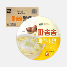 [정연푸드] 백제 파송송 계란소면 (실온), 12개, 97g