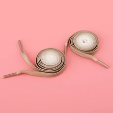 그라데이션 컬러 신발끈 플랫 캔버스 스몰 화이트 민트 그린