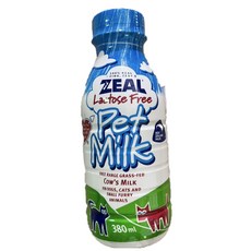 真致 ZEAL 紐西蘭犬貓專用鮮乳380ml｜寵物牛奶｜犬貓適用｜保健鮮乳, 380ml, 1個