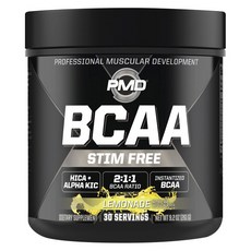 胺基酸BCAA Stim Free補充粉 檸檬水口味, 1個, 261g