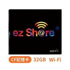 又敗家ezShare無線wi-fi分享派照片CF卡32G ES32GCF記憶卡 適用Sony Canon Nikon, 1個, 32GB